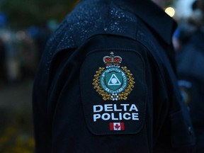 File photo of a Delta police uniform.