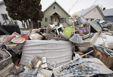 CP-Web. The insides of homes that were flooded are pictured on the street in downtown Princeton, B.C., Friday, Dec. 3, 2021. Princeton, like many parts of the province, was hit with heavy floods and mudslides over the past couple of weeks causing major devastation.