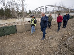 Acting Deputy Premier and Public Safety Minister Mike Farnworth and Princeton Mayor Spencer Coyne tour Princeton, B.C., Friday, Dec. 3, 2021.