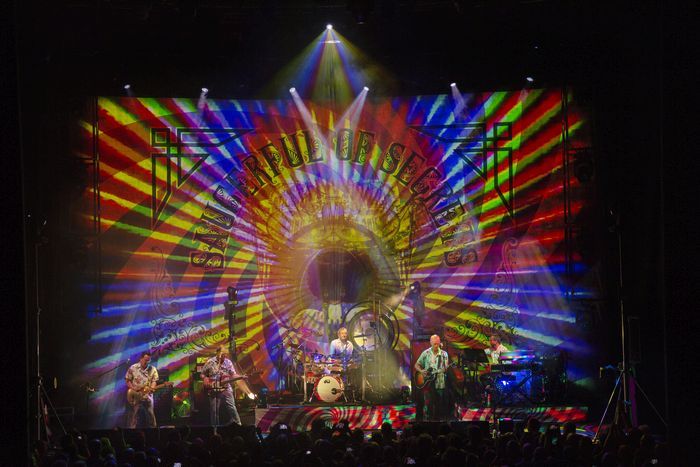  Nick Mason’s Saucerful of Secrets live in London in 2017.