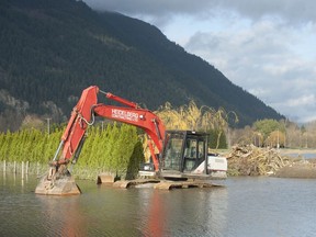 Aftermath of heavy flooding on the Sumas prairie in Abbotsford, BC Thursday, December 2, 2021.