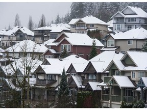 File photo of snow in Port Moody. A special weather statement for snow for Metro Vancouver is in effect Wednesday.