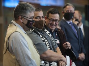 Four First Nations announce a feasibility study with the end goal of bidding to host the 2030 Winter Olympics and Paralympic Games, at the B.C. Sports Hall of Fame in Vancouver on Dec. 10. A memorandum of understanding was signed by representatives of the Nations and the mayors of Vancouver and Whistler.