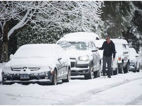 A winter storm watch is in effect for Metro Vancouver and the Fraser Valley, while other areas of B.C. are under extreme cold or snowfall warnings.