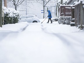 Snow greeted people in the Lower Mainland Christmas morning Saturday December 25, 2021.