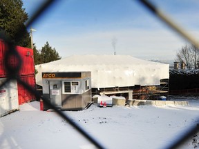 Construction underway at 4749 Belmont Ave. in Vancouver.