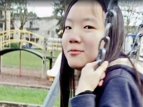 Undated photo of Marrisa Shen, a 13-year-old Burnaby girl who was reported missing by her family when she did not return home by 11 p.m. on July 18, 2017. Her body was found early the next morning in Central Park.