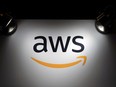 The logo of Amazon Web Services (AWS). The cloud-computing service experienced an outage on Tuesday.