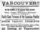 A real estate ad for Ross & Ceperley in the Feb. 8, 1890, Vancouver News-Advertiser newspaper.