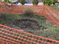 A large sinkhole in the Seawatch neighbourhood in Sechelt.