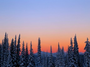 Sunset in Manning Park gives way to the best stargazing in southern B.C.