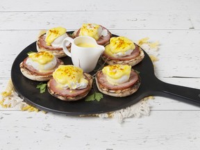 Enjoy homemade eggs Benedict with this simple recipe.