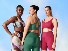 Models wear pieces from the Knix Active collection.