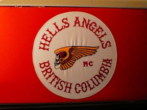 Items seized in a investigation into an alleged organized drug trafficking network with ties to members of the Hells Angels Motorcycle Club.