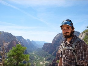 Artem Babaian in an undated photo taken in Zion Valley, Utah.