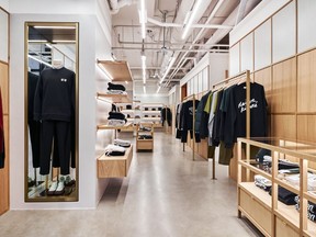 A look inside the Maison Kitsuné boutique at 159 Water St. in Vancouver.