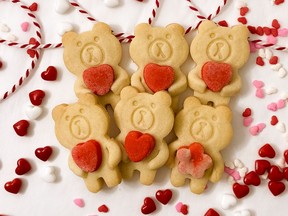 I Love You Beary Much Cookies.