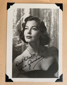 Ava Gardner.