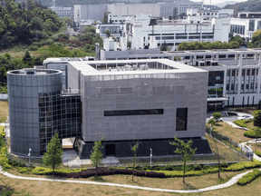 The P4 laboratory at the Wuhan Institute of Virology, which is accused by some U.S. officials as being at the origin of the COVID-19 pandemic, on April 17, 2020.