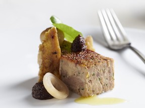 Duck rillette is on the menu at Bacchus Restaurant and Lounge, 845 Hornby St. in Vancouver.