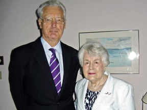 Ken and Janet Leffek in 2014. Ken's near-daily visits to Janet, who has dementia and lives in a long-term care home, came to an end on Jan. 1 when visitor restrictions came into effect.