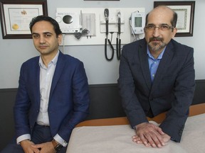 Dr. Navid Pooyan (left) and Dr. Vahid Nilforushan are two of the five foreign-trained doctors who have filed a complaint with the B.C. Human Rights Tribunal challenging Canada's discriminatory licensing system for foreign-trained doctors.