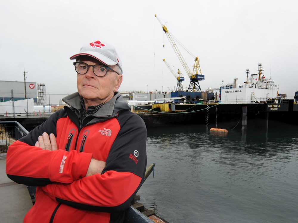 Al Parsons, a resident of North Vancouver's Shipyards District, is concerned with a proposed Seaspan expansion in North Vancouver.