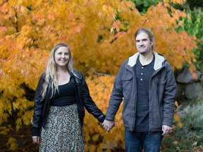Ashley Doyle, pictured with her husband Mike Boulton, has hereditary breast cancer which has metastasized and reached Stage 4.