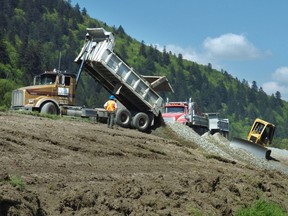 Emergency efforts to repair B.C. highways around the southwest are stretching the capacity of trucks and drivers around the province.