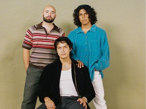 Inner Wave is an Los Angeles-based Latinx groove quintet with three members — lead vocalist and guitarist Pablo Sotelo; bassist and vocalist Jean Pierre Narvaez; and guitarist and keyboard player Elijah Trujillo — who have known one another since middle school.