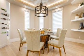 Make a bold design statement with a rootball dining table.