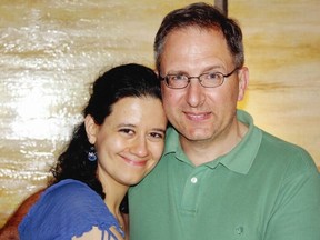 Gloria Mendez and her husband, Ian Indridson in 2012.