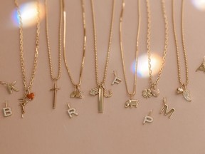 Pendant necklaces from Melanie Auld Jewelry.