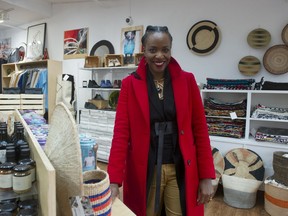 Jackee Kasandy at her Granville Island shop.