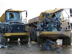 Millions of dollars in damaged equipment and property was left behind by vandals who attacked a Coastal GasLink site near Houston on Thursday.