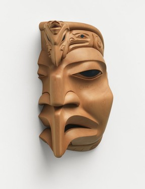 Dempsey Bob's Northern Eagles Transformation Mask, 2011, is among his evocative artworks showing at the Audain Art Museum.