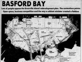 A Granville Island Design Plan that ran in The Vancouver Sun March 15 1978.