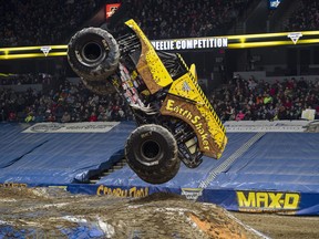 EarthShaker is one of the vehicles in the Monster Jam.