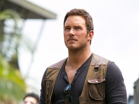Chris Pratt in a scene from Jurassic World: Fallen Kingdom. The last instalment instalment in the franchise opens this summer.