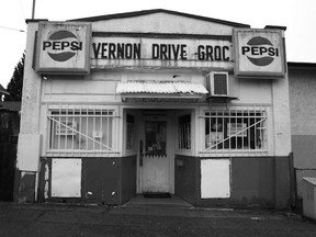 The Vernon Drive Grocery before it was fixed up, circa 2010.