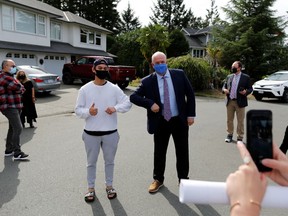 B.C. Premier John Horgan lives in Langford, where he made the announcement of a provincial election in 2020.