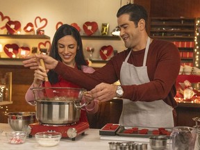A scene from Harmony from the Heart, a GAC Family made-for-TV movie starring Vancouver actress/writer Jessica Lowndes and Jesse Metcalfe.