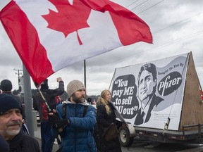 Vaccine mandate protesters were met with counter protesters on Saturday.