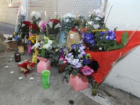 Der Ort, an dem Ramina Shah, 32, am 1. Februar am Ende ihres Arbeitstages in einem Parkhaus in der 1126 Austin Ave. in Coquitlam erstochen wurde.