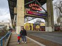 VANCOUVER, BC - February 16, 2022 - The entrance to Granville Island.  (Arlen Redekop / PNG staff photo)