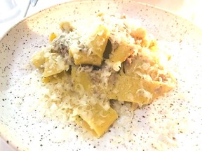 Duck ragu pappardelle.