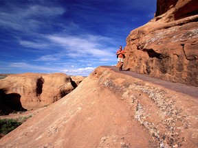 Footloose in Arches National Park.