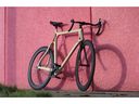 Bicycle frame made from white Ash by Mario Paredes of Workbench Studio.