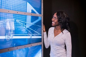 Space to Spoon is an interactive exhibit that is part of Stargazer: An Immersive Universe, a world premiere opening at Tsawwassen Mills Mall on April 13. Photo: Courtesy of Canadian Space Agency & Ingenium