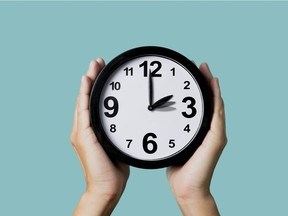 Nov. 5, 2021 -stock images for daylight savings time.